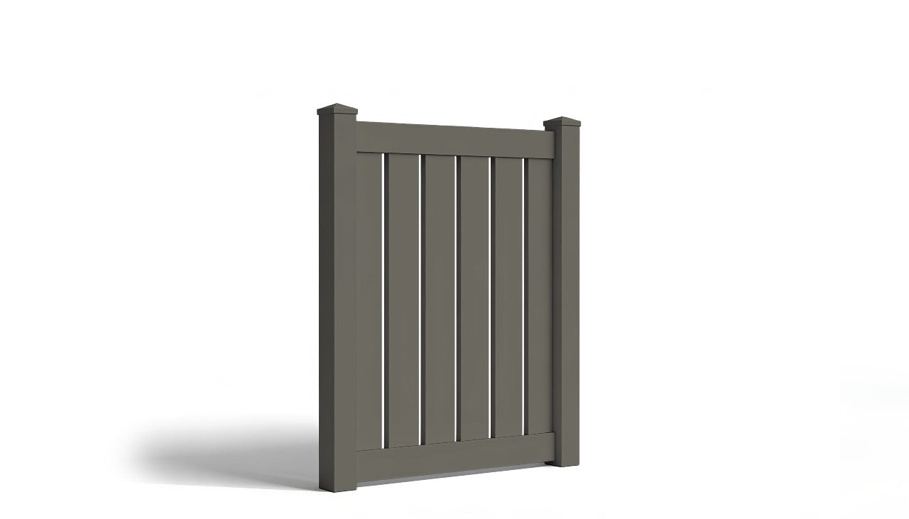 4' Tall x 4' Wide Single Swing Vinyl Gate For Vinyl Fences (AFC-0304)