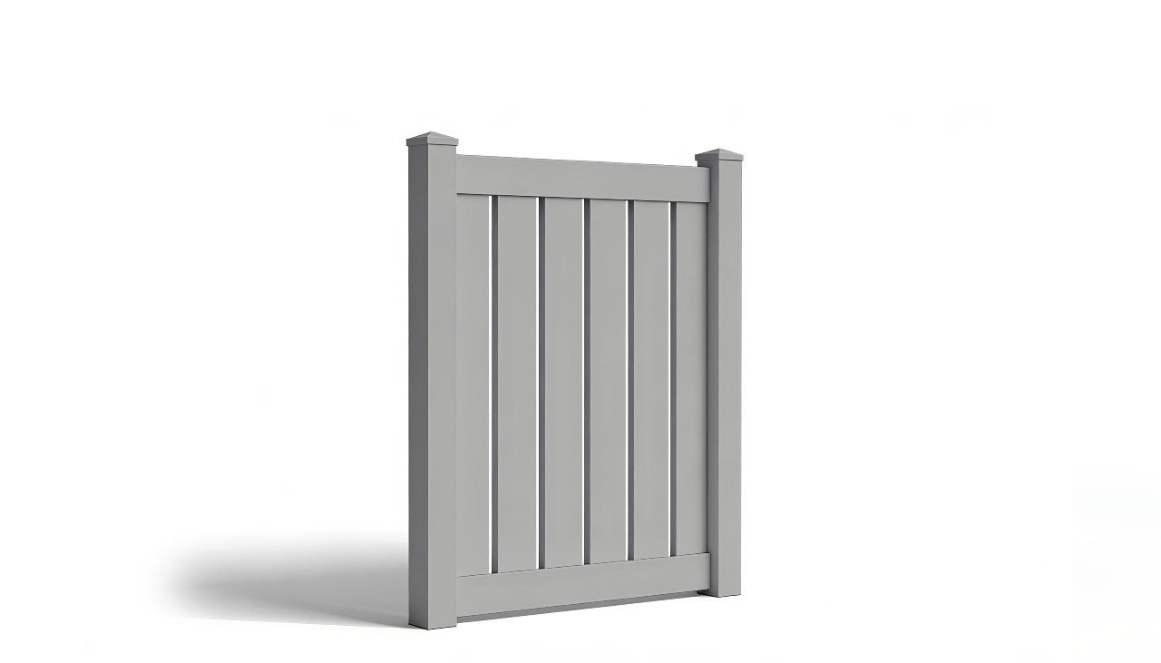 4' Tall x 4' Wide Single Swing Vinyl Gate For Vinyl Fences (AFC-0304)