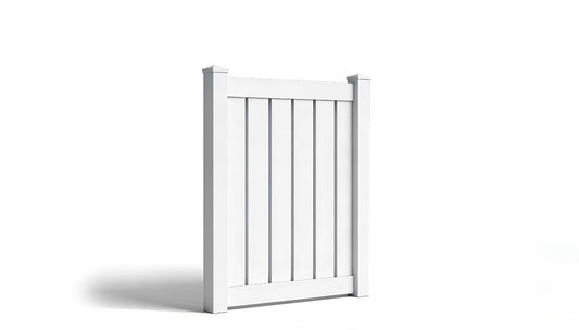 4' Tall x 4' Wide Single Swing Vinyl Gate For Vinyl Fences (AFC-0304)