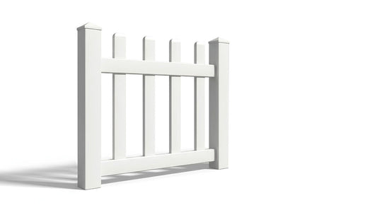 3' Tall x 3' Wide Single Swing Vinyl Gate For Vinyl Fences (AFC-11)