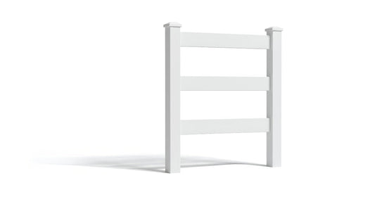 5' Tall x 3' Wide Single Swing Vinyl Gate For Vinyl Fences (AFC-19A)