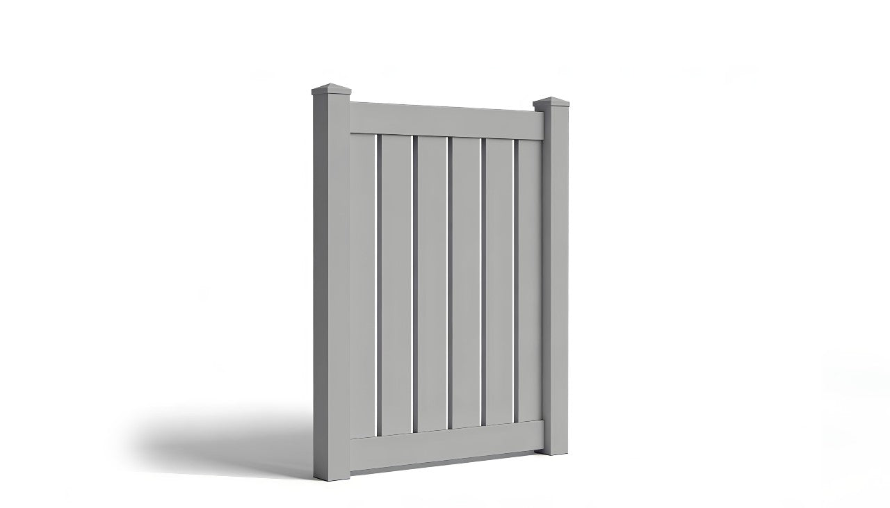 5' Tall x 4' Wide Single Swing Vinyl Gate For Vinyl Fences (AFC-C32)