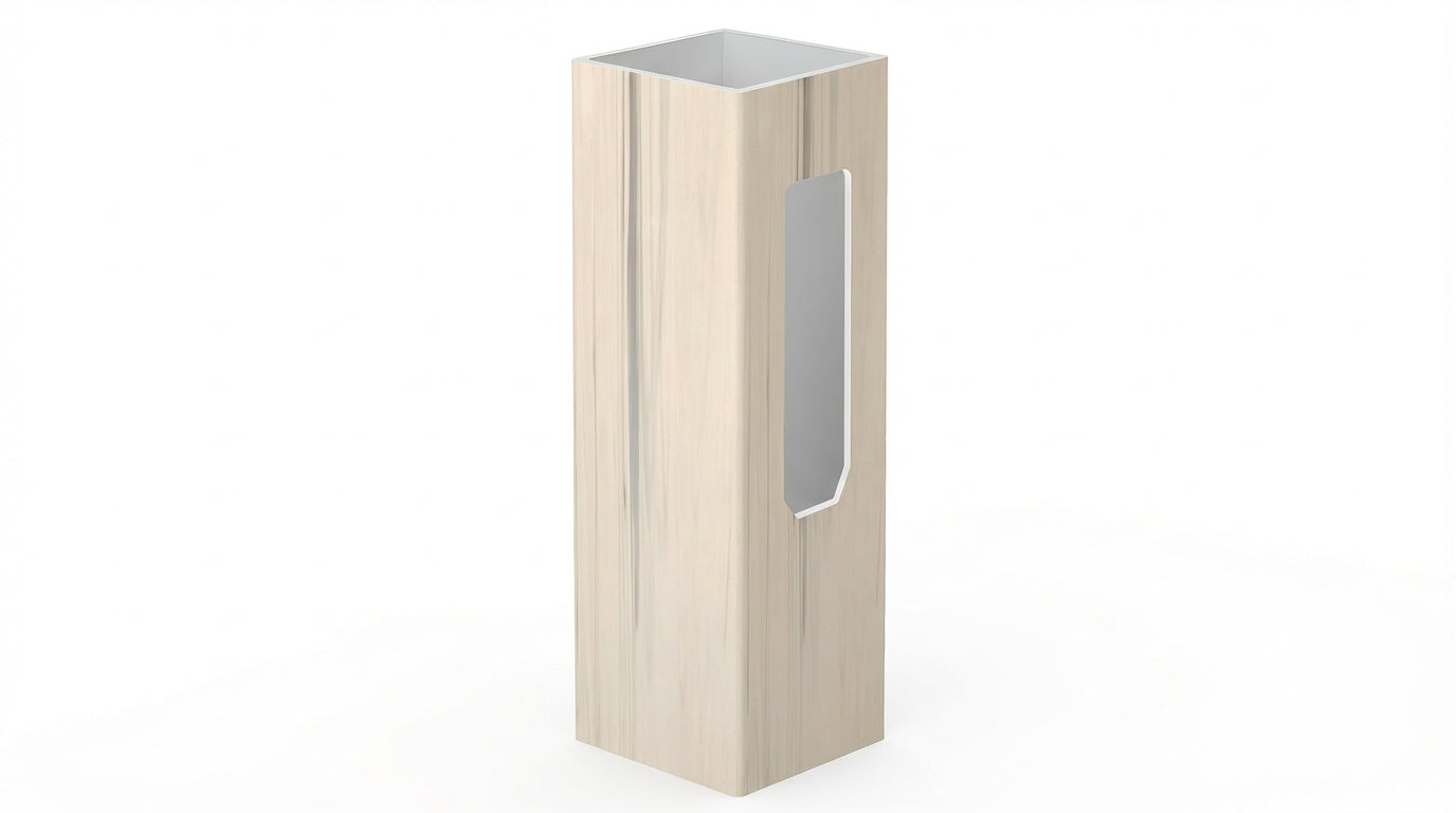 5" x 5" x 72" x .150 End Post For Vinyl Fences (AFC-001)