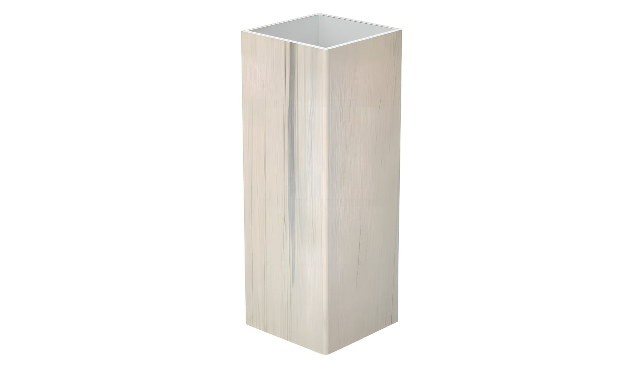 5" x 5" x 108" x .150 Standard Blank Post For Vinyl Fences