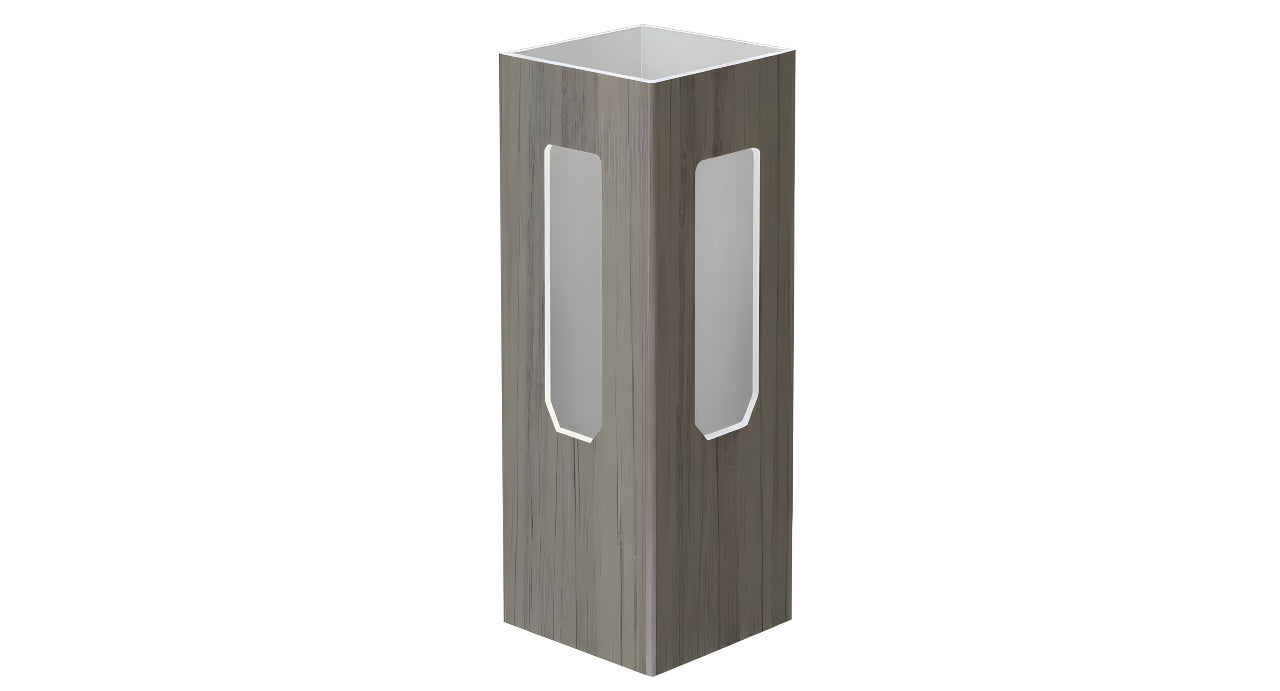 5" x 5" x 72" x .150 Corner Post For Vinyl Fences (AFC-001)