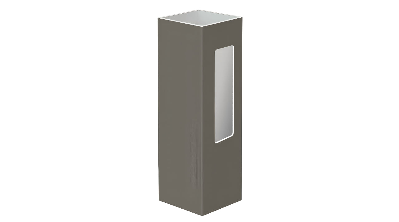5" x 5" x 72" x .150 End Post For Vinyl Fences (AFC-0304)