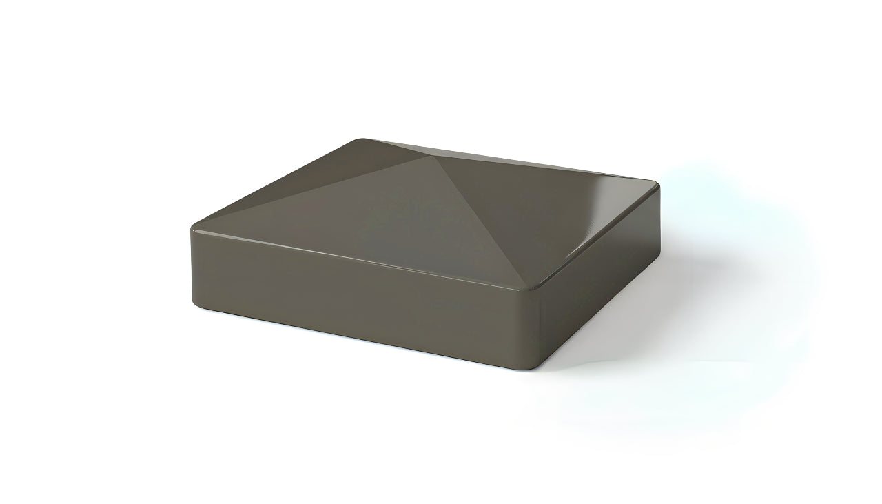 4" External Pyramid Post Cap For Vinyl Fences