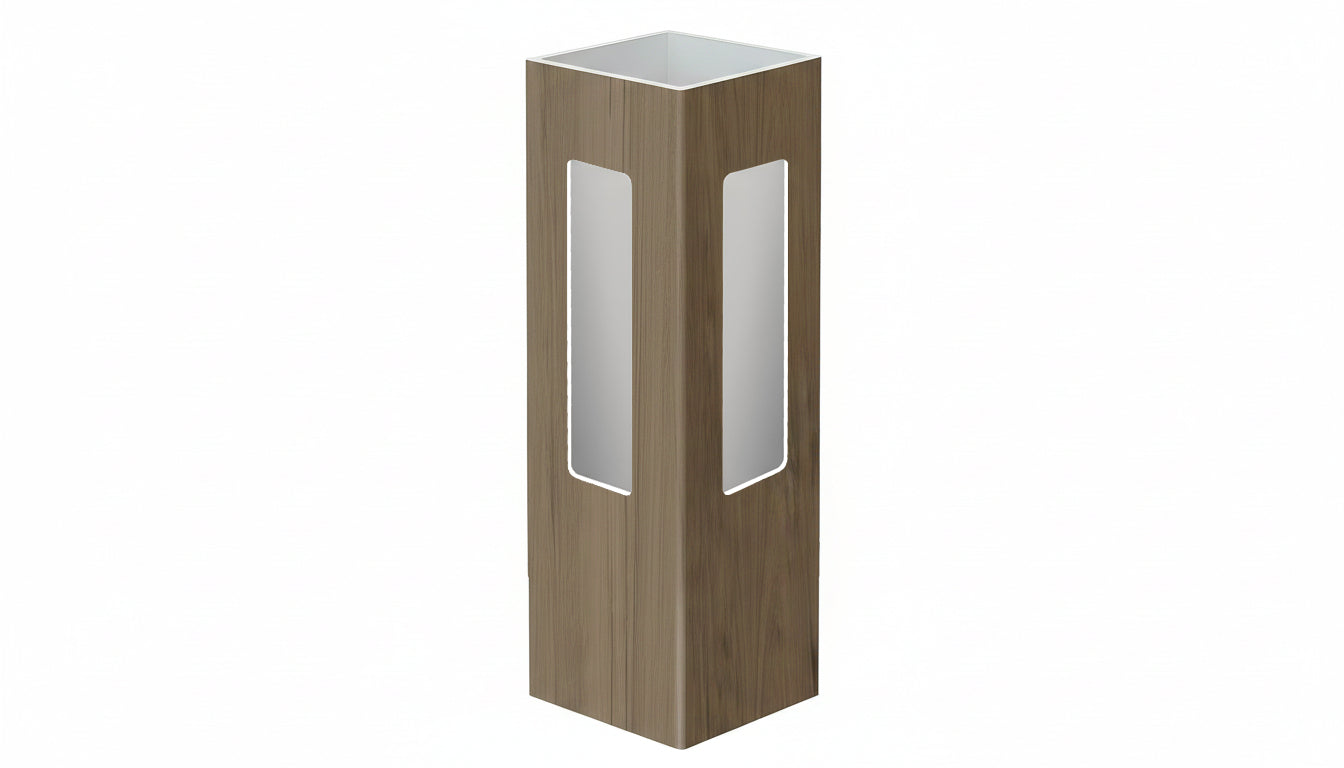 5" x 5" x 78" x .150 Corner Post For Vinyl Fences (AFC-19A)
