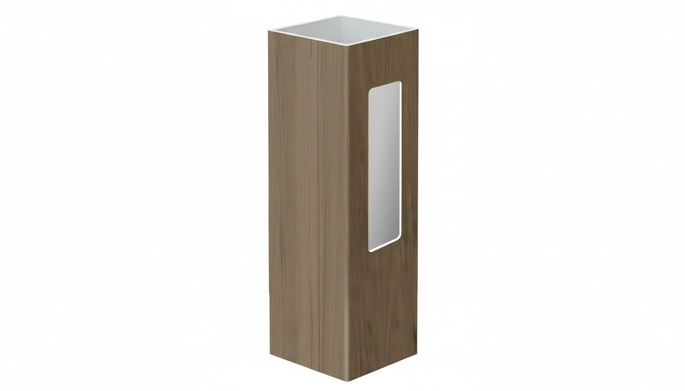 5" x 5" x 60" x .150 End Post For Vinyl Fences (AFC-302)