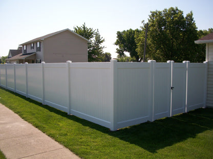 [K-373] 6' Tall x 8' Wide Privacy Fence For Vinyl Fences