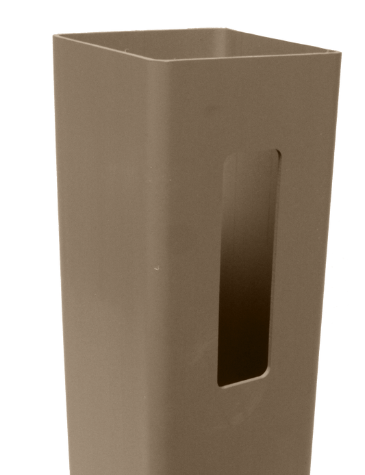 Khaki End Post 5" x 5" x 8' For Vinyl Fences