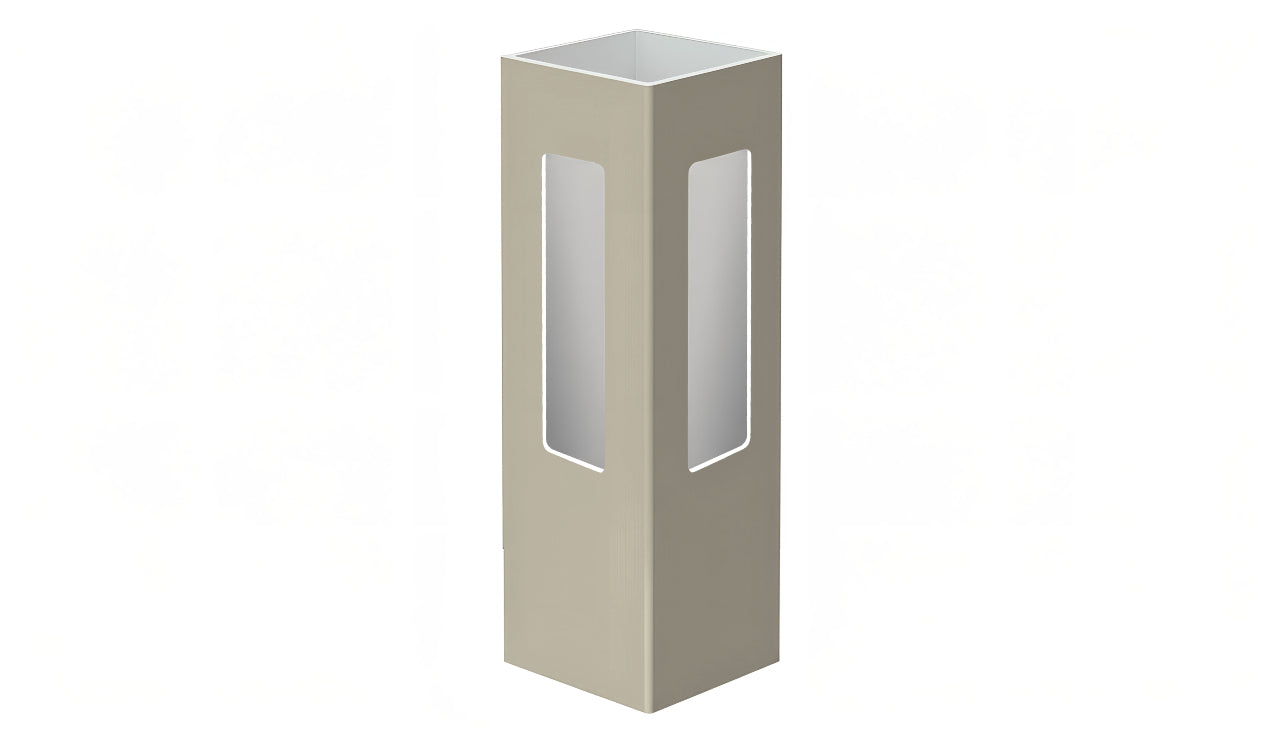 5" x 5" x 72" x .150 Corner Post For Vinyl Fences (AFC-0304)