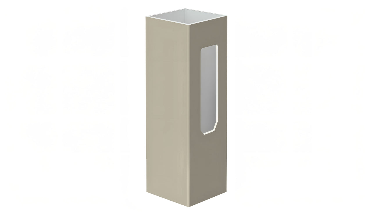 5" x 5" x 72" x .150 End Post For Vinyl Fences (AFC-001)