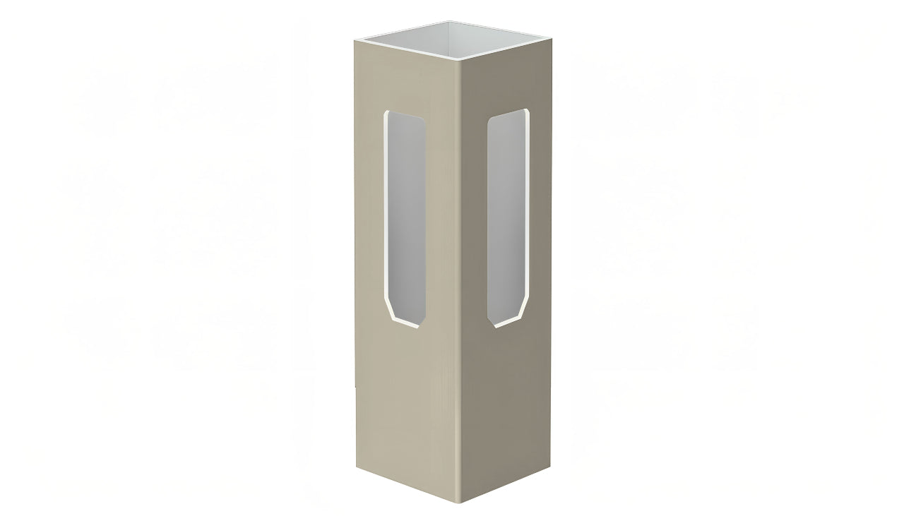5" x 5" x 72" x .150 Corner Post For Vinyl Fences (AFC-001)