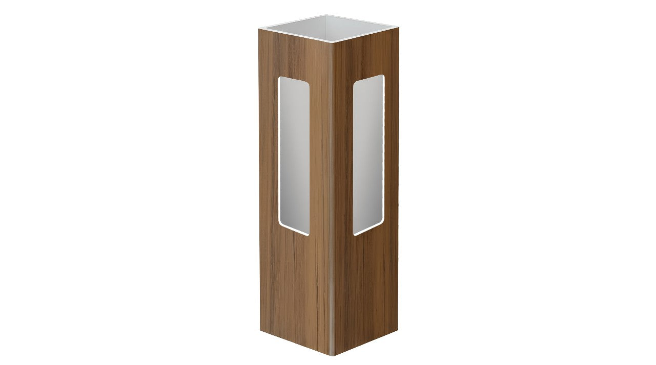 5" x 5" x 60" x .150 Corner Post For Vinyl Fences (AFC-302)