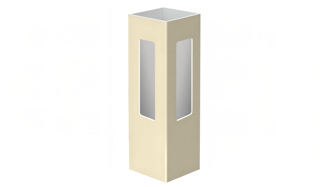5" x 5" x 72" x .150 Corner Post For Vinyl Fences (AFC-0304)