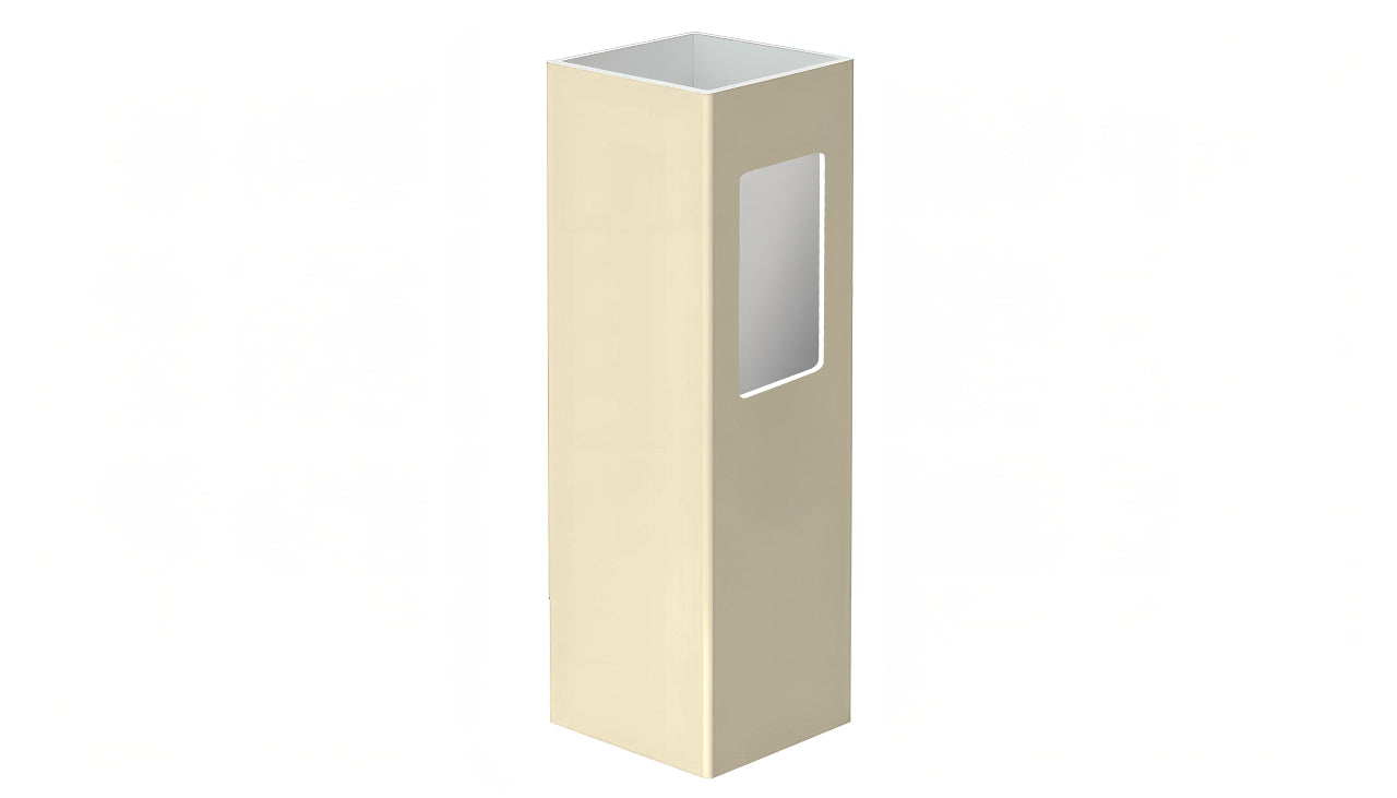 4" x 4" x 60" x .135 End Post For Vinyl Fences (AFC-16)