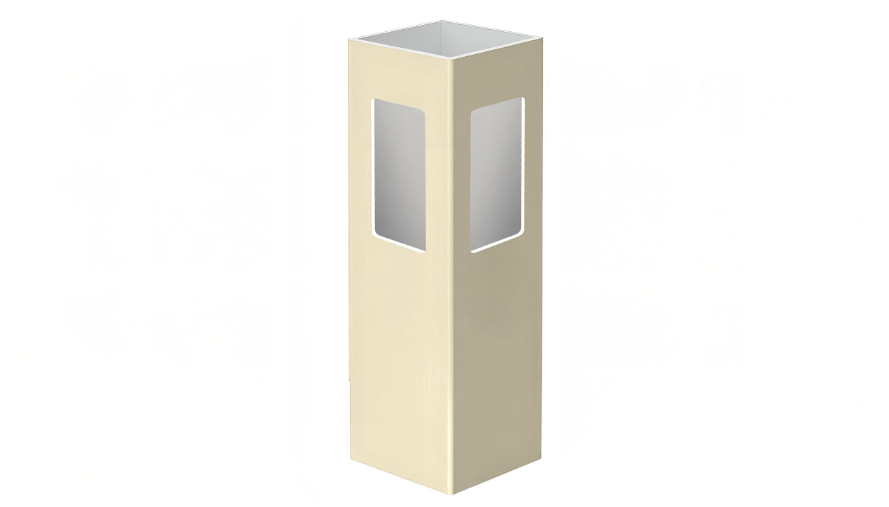 5" x 5" x 84" x .150 Corner Post For Vinyl Fences (AFC-003)