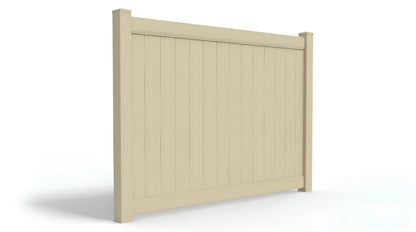 [300 Feet of Fence] 6' Tall Privacy AFC-373 Vinyl Complete Fence Package