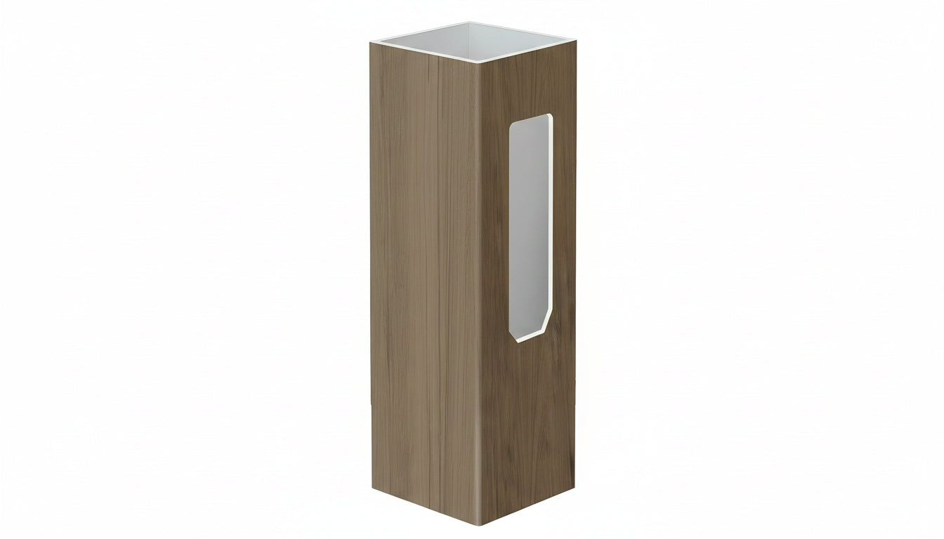 5" x 5" x 72" x .150 End Post For Vinyl Fences (AFC-001)
