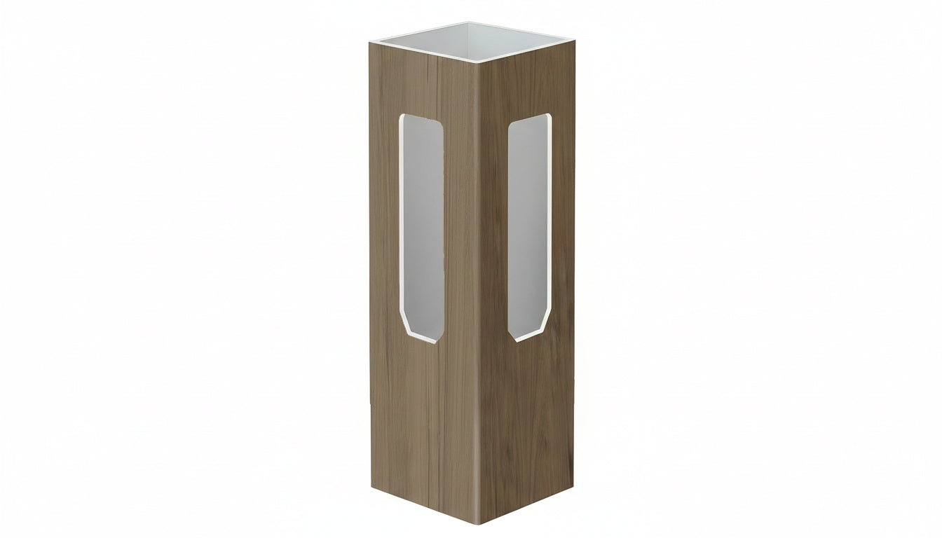 5" x 5" x 72" x .150 Corner Post For Vinyl Fences (AFC-001)