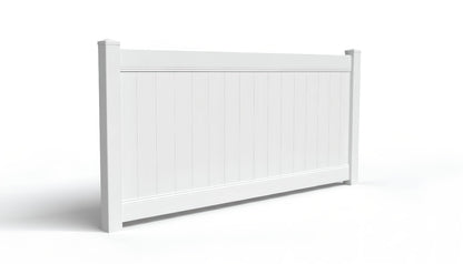 [PRICE PER FOOT] 4' Tall Privacy AFC-001 Vinyl Fence