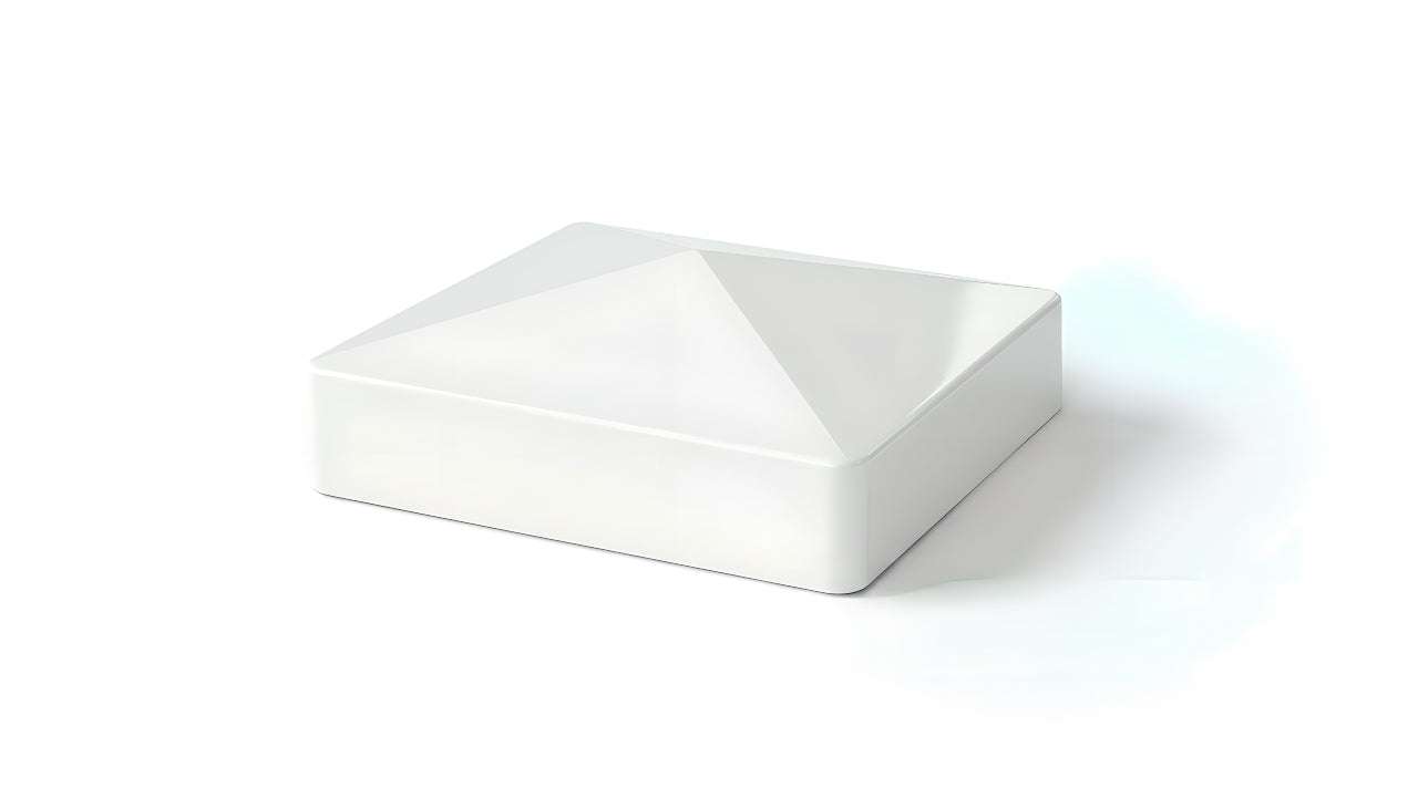 4" External Pyramid Post Cap For Vinyl Fences