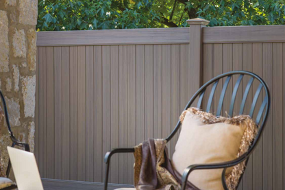 5" X 5" X 8' RW Chestnut Brown Blank Post For Vinyl Fences