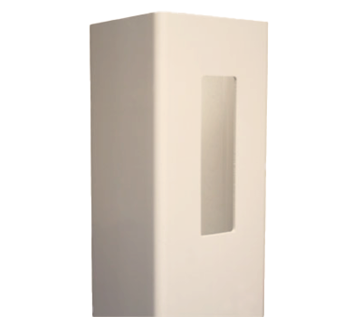 Sandstone End Post 5" x 5" x 8' For Vinyl Fences (K-373 & AFS-C62)