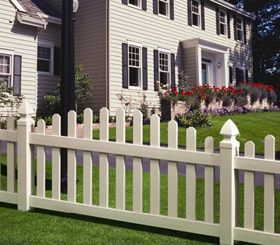 White Ribbed Picket 7/8" x 6" x 58-3/4" For Vinyl Fences