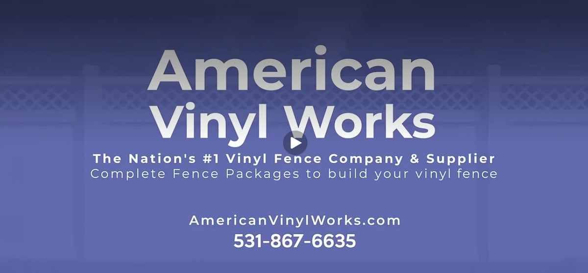 Load video: American Vinyl Works Promotional Video Showcasing Our Vinyl Fence Offerings
