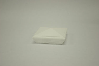 5" White Classic Cap For Vinyl Fences