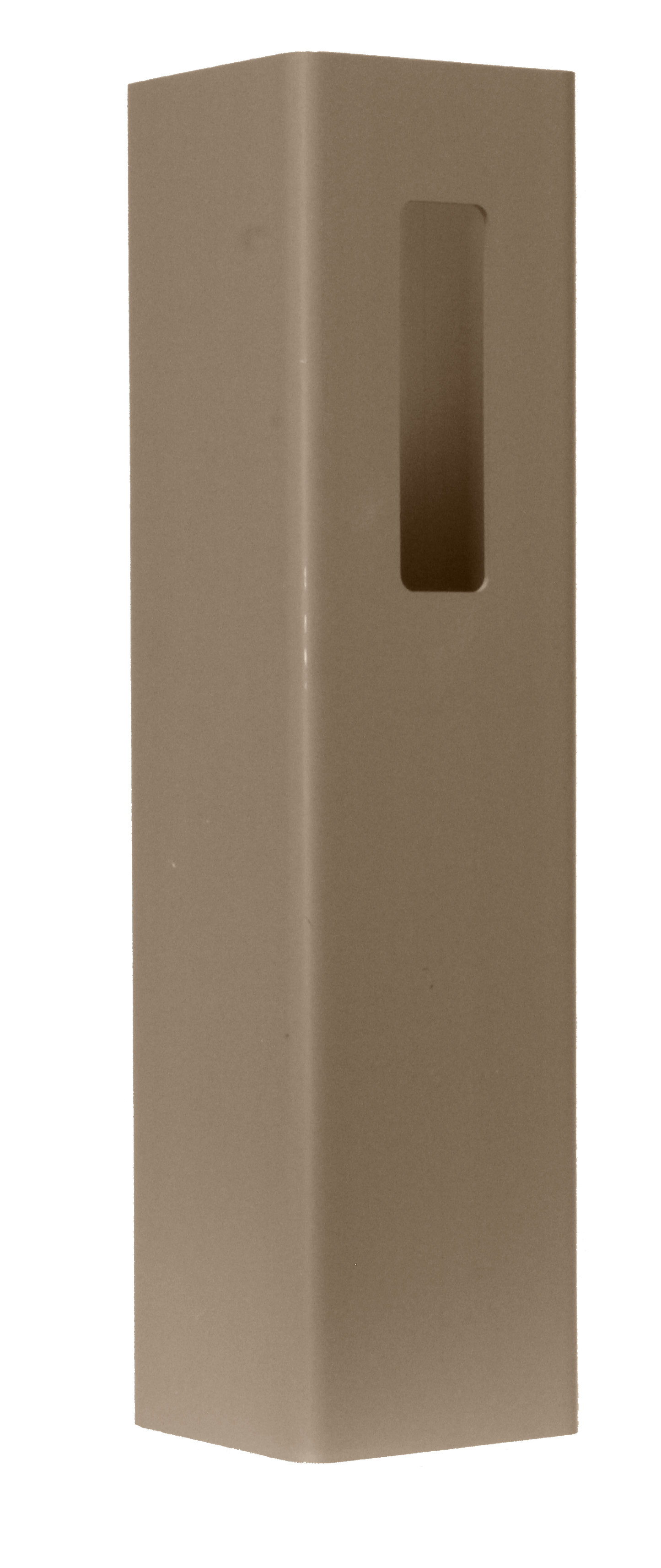 4" X 4" X 6' Khaki End Post For Vinyl Fences