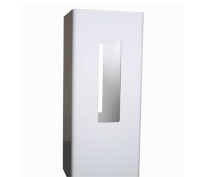 White 5" x 5" x 8' Routed Line Post For Vinyl Fences