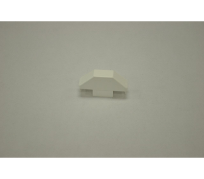 White Dog Eared Picket Cap 7/8" x 3" For Vinyl Fences