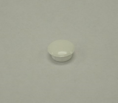 White Plug Cap 5/8" For Vinyl Fences