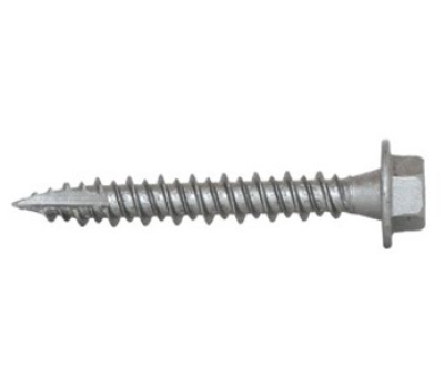 Silver Self Tapper Screws #8 x 1" For Vinyl Fences