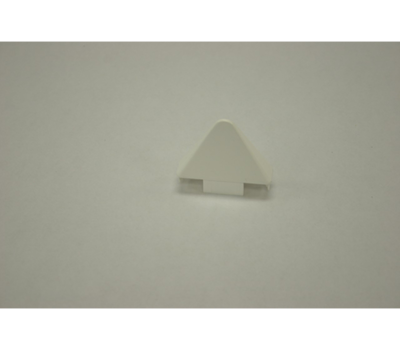 White Spade Cap 7/8" x 3" For Vinyl Fences